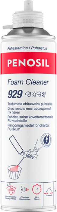 Tardumata ehitusvahu puhastaja Penosil Foam Cleaner 929 500 ml