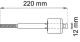 Uksestopper Habo 2670, 220 mm