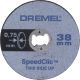 EZ SpeedClic Dremel õhukesed metallilõikekettad 38 mm (409)