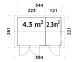 Tööriistakuur PalmakoOlaf 6,6 m²