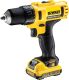 Akutrell DeWalt DCD710D2-QW, 10,8 V + 2 x 2,0 Ah