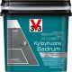 Keraamiliste plaatide värv V33 Kylpyhuone Anthracite 750 ml