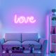 Neon-pilt Love USB 1 xLED 6,5W 43 x 12,5 x 2 cm, roosa