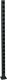 Aiapost Recal Bolmen must, eri pikkused Otsapost 176,5 cm