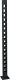 Aiapost Recal Furen must, eri pikkused Vahepost 151 cm