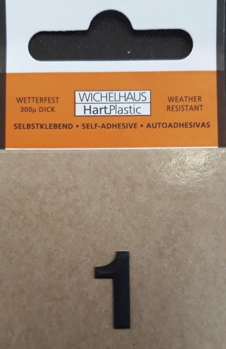 Number Wichelhaus HartPlastic 1 15 mm