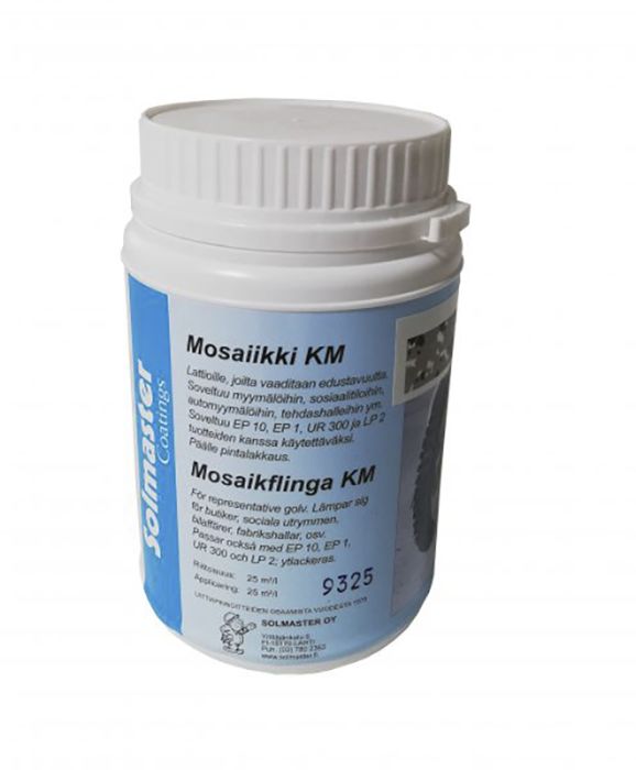 Mosaiikhelves Solmaster KM 61 1 l, must-valge