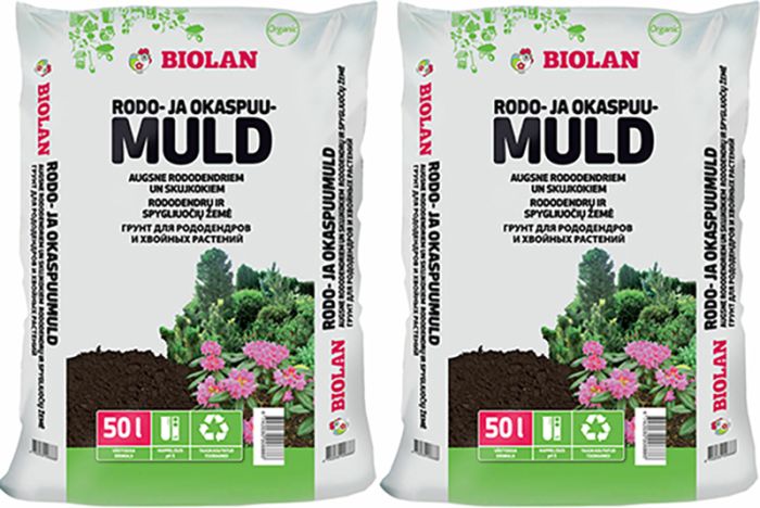 2 kotti Rodomulda Biolan 50 l