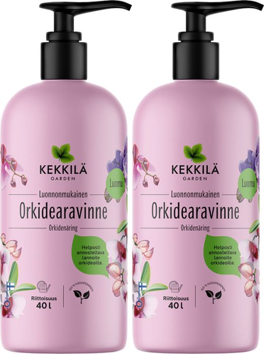 2 tk Looduslikku Orhideeväetist Kekkilä 400 ml