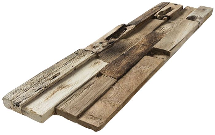 Puitpaneel 3D Teak Rustic, 20 x 140 x 510 mm