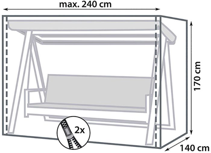 Kiigekate Sunfun 240 x 140 x 170 cm