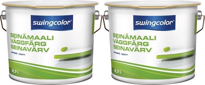 2 seinavärvi Swingcolor 7 PM1 valge 2,7 l