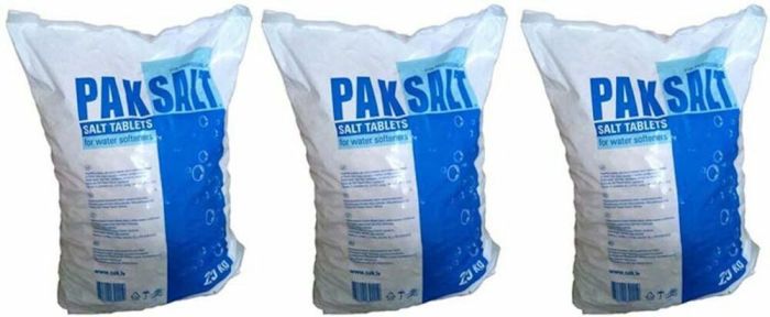 3 kotti filtrisoola Paksalt 25 kg