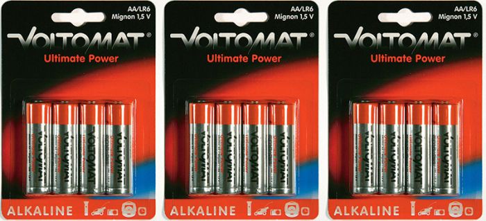 3 pakki Patareisid Voltomat Ultimate Power AA/LR6 4 tk