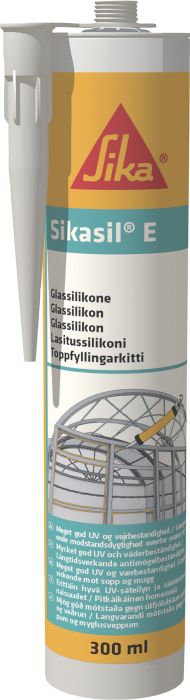 Silikoon- hermeetik Sikasil- E 300 ml, värvitu