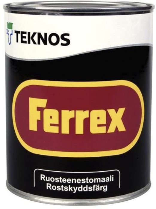 Korrosioonitõrjevärv Teknos Ferrex 1 l, punane