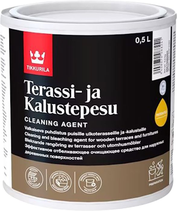 Puitpindade puhastusvahend Tikkurila Terassi- ja kalustepesu 0,5 l