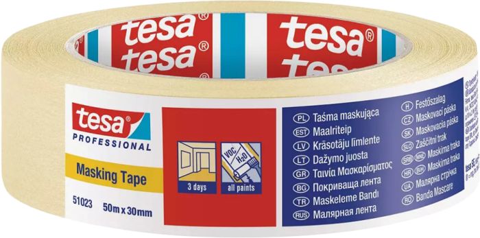 Maalriteip tesa® Professional 50 m x 30 mm