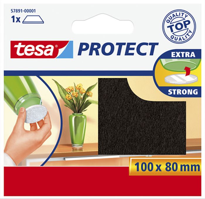 Vildist pehmendus tesa® Protect 100 mm x 80 mm pruun