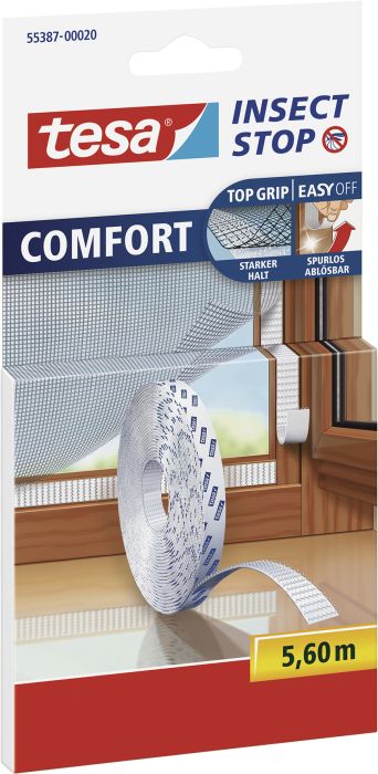 Takjateip putukavõrkudele tesa® Insect stop Comfort  5,6 m x 10 mm