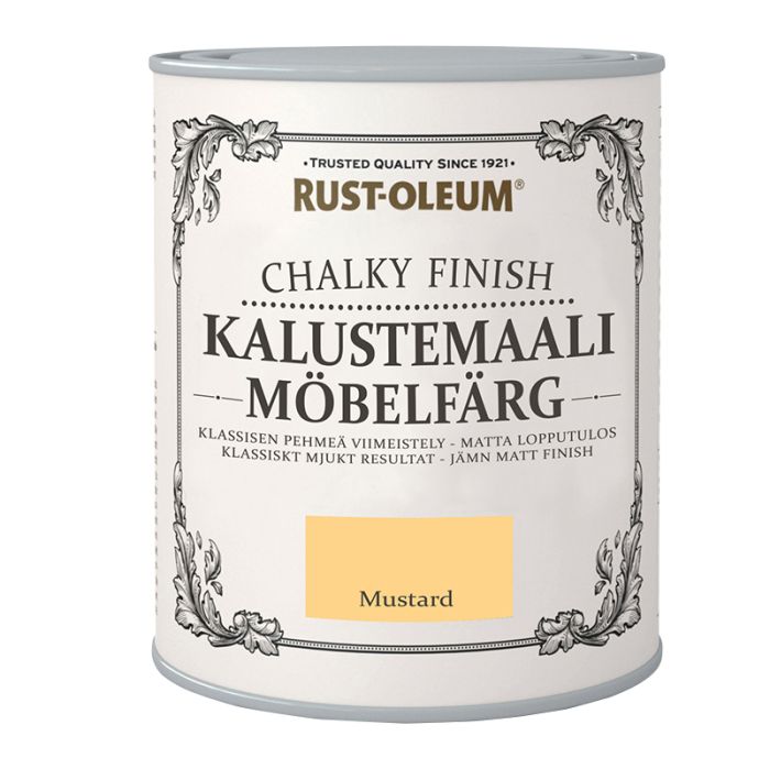 Mööblivärv Rust-Oleum Chalky Finish Mustard 750 ml