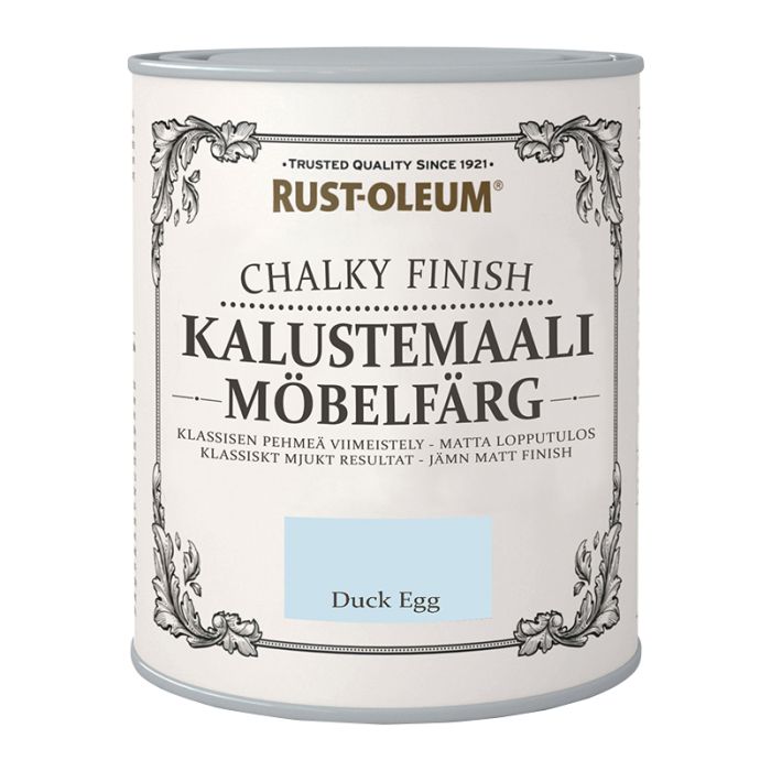 Mööblivärv Rust-Oleum Chalky Finish Duckegg 125 ml