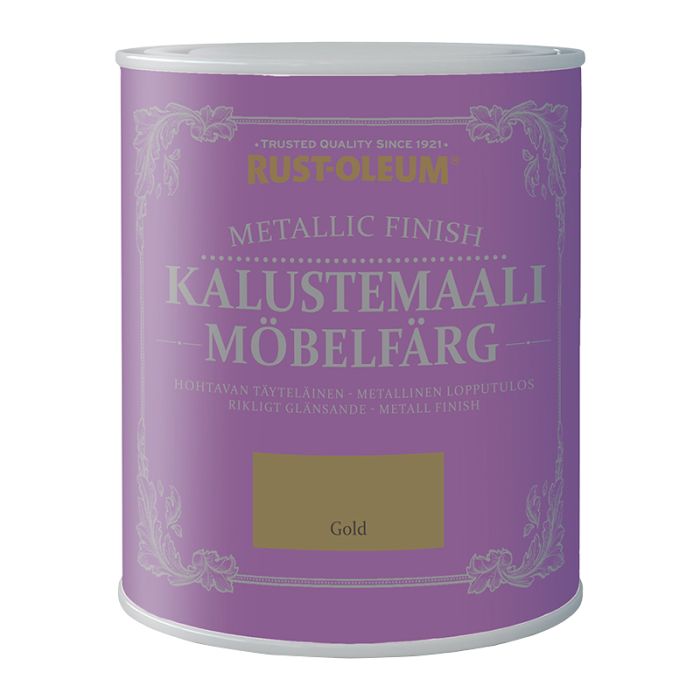 Mööblivärv Rust-Oleum Metallic Finish, kuldne 125 ml