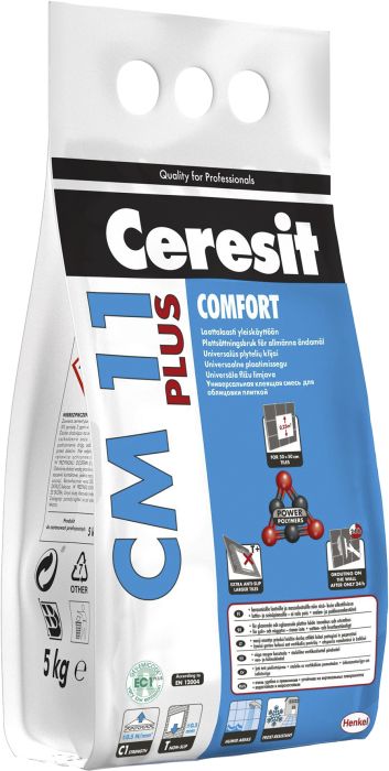 Universaalne plaatimissegu Ceresit Comfort Plus 5 kg