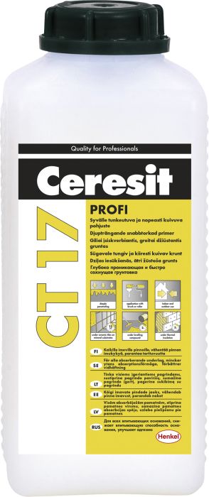 Niiskusetõke/krunt Ceresit CT 17, 2 l