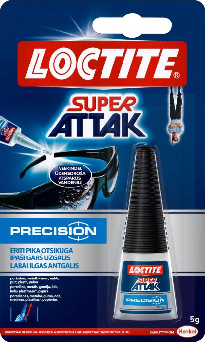 Universaalne kiirliim Loctite Super Attak Precision 5 g