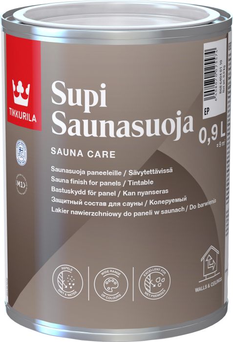 Saunakaitseaine Tikkurila Supi Saunasuoja 0,9 l