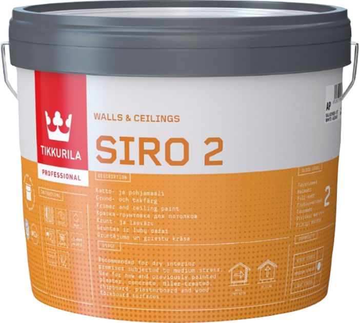 Lae- ja kruntvärv Tikkurila Siro 2 AP 2,7 l