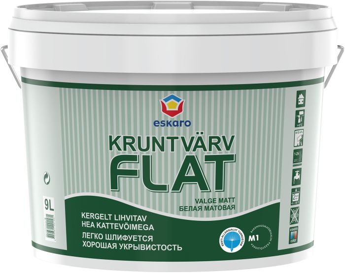 Kruntvärv Eskaro Flat 9 l