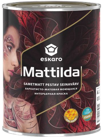 Seinavärv Eskaro Mattilda 0,95 l, must