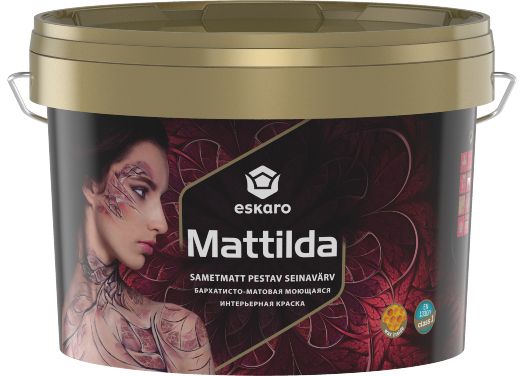 Seinavärv Eskaro Mattilda 2,85 l, must