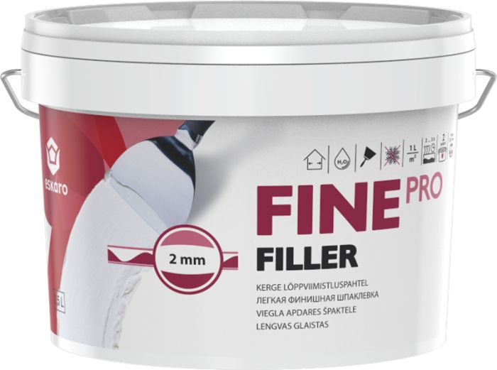 Kergviimistluspahtel Eskaro Fine Pro Filler 2,5 l