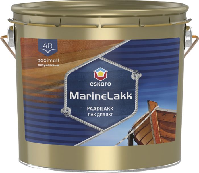 Paadilakk Eskaro MarineLakk 40 poolmatt 2,4 l