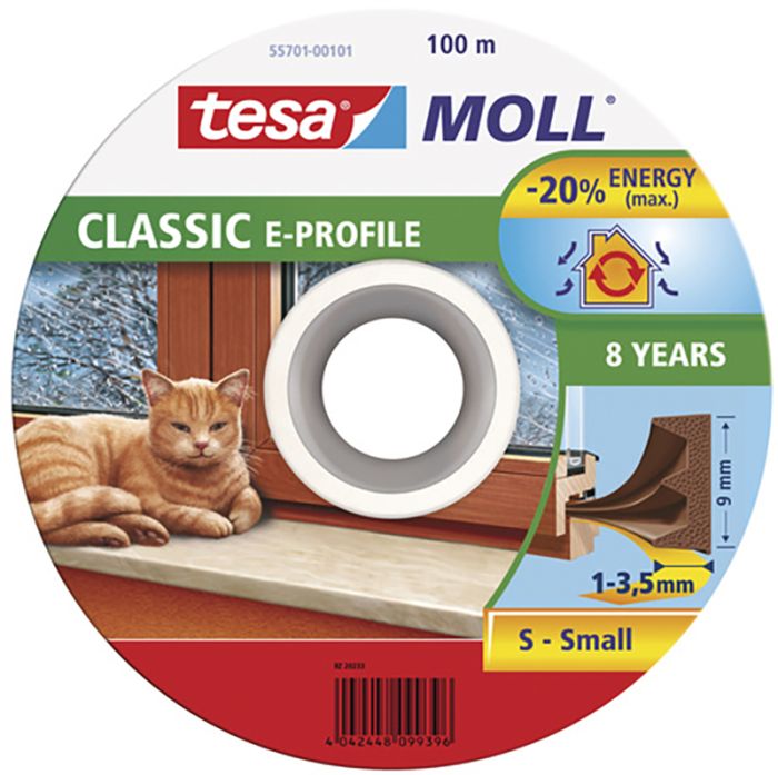 Aknatihend tesamoll® Classic E-profile 2 x 50 m pruun