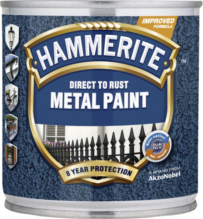 Metallivärv Hammerite Hammered 250 ml, pruun