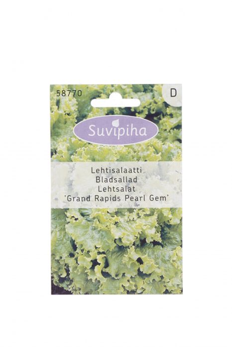 Lehtsalat Grand Rapids Pearl Gem F1 Suvipiha 0,5 g