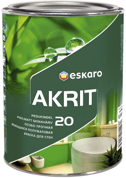 Seinavärv Eskaro Akrit 20 TR ainult toonimiseks 0,9 l