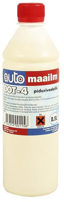 Pidurivedelik DOT-4 0,5 l