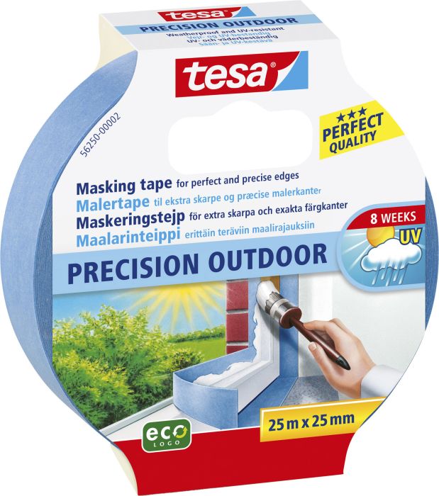 Maalriteip tesa® Precision Outdoor sinine  25 m x 25 mm