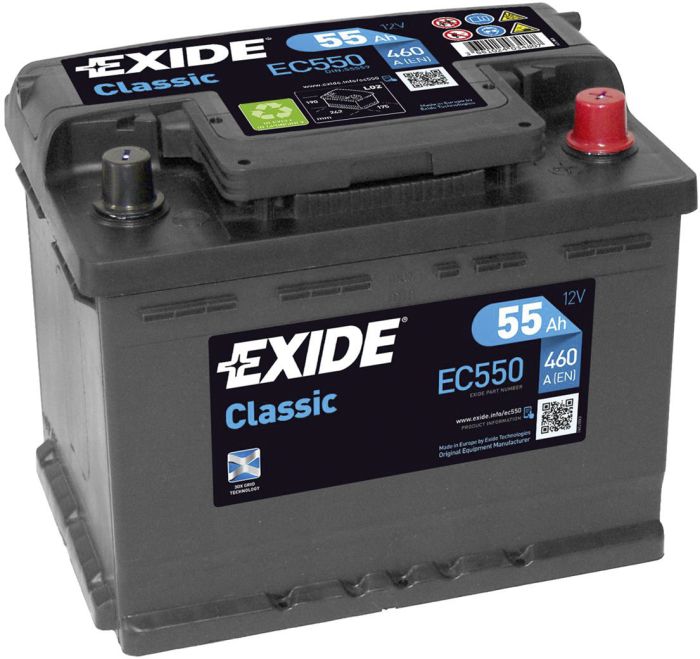 Autoaku Exide Classic 55 Ah -+