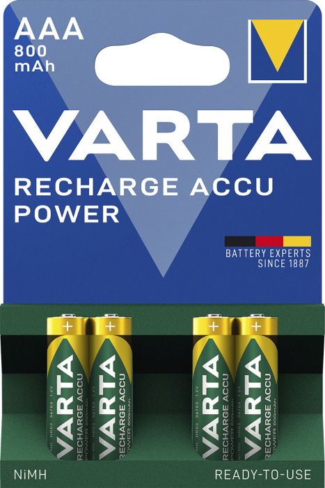 Akupatareid Varta Longlife ACCU Power AA 800 mAh 4 tk