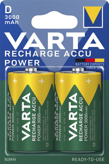 Akupatareid Varta Longlife ACCU Power D 3000 mAh 2 tk