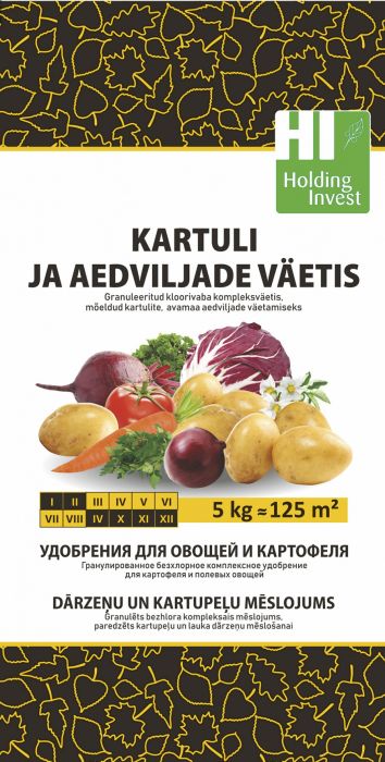 Kartuli ja aedviljade väetis Holding Invest 5 kg