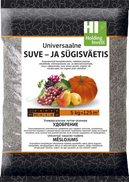 Universaalne suve-ja sügisväetis 5 kg