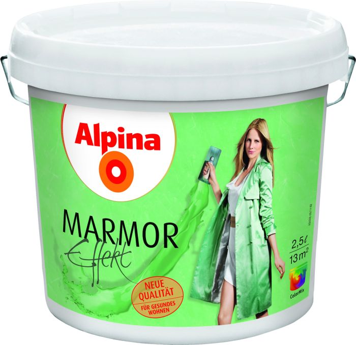 Toonitav pahtlimass Alpina Marmor Effekt 2,5 l