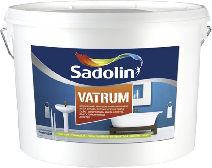 Niiskuskindel seinavärv Sadolin Vatrum 5 l